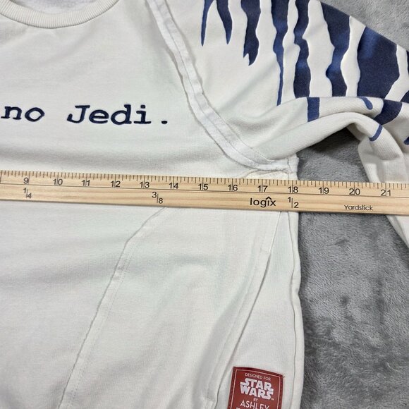 Disney Star Wars Top Womens Small Ahsoka Tano I Am No Jedi Boxy Sweatshirt 2024 - Picture 8 of 9